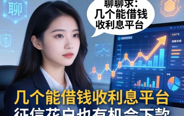 聊聊几个能借钱收利息平台，征信花户也有机会下款