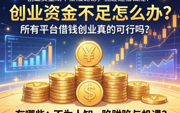 创业资金不足怎么办？所有平台借钱创业真的可行吗？有哪些不为人知的陷阱与机遇？