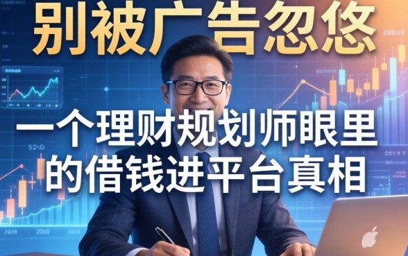 别被广告忽悠：一个理财规划师眼里的借钱进平台真相