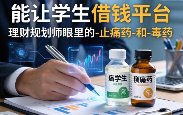 能让学生借钱平台：理财规划师眼里的-止痛药-和-毒药-