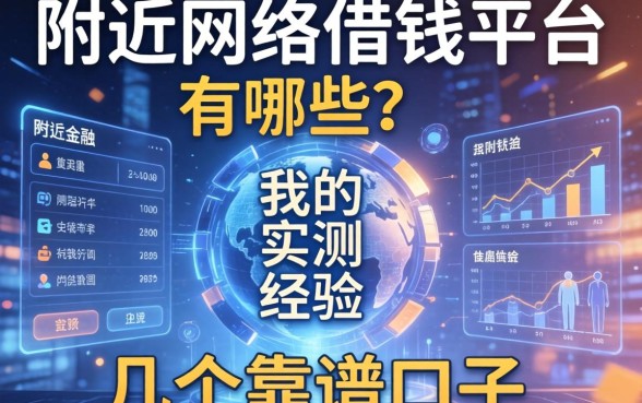 附近网络借钱平台有哪些？分享我的实测经历和几个靠谱口子