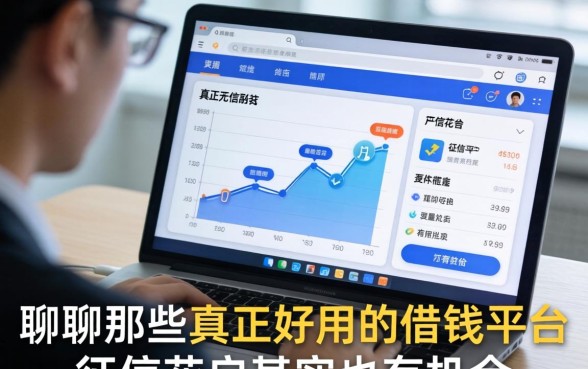 聊聊那些真正好用的借钱平台，征信花户其实也有机会