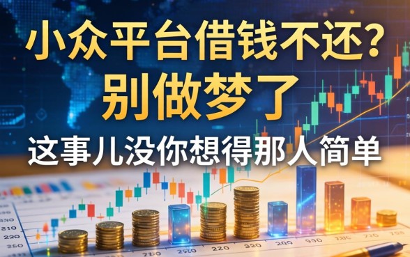 小众平台借钱不还？别做梦了，这事儿没你想得那么简单
