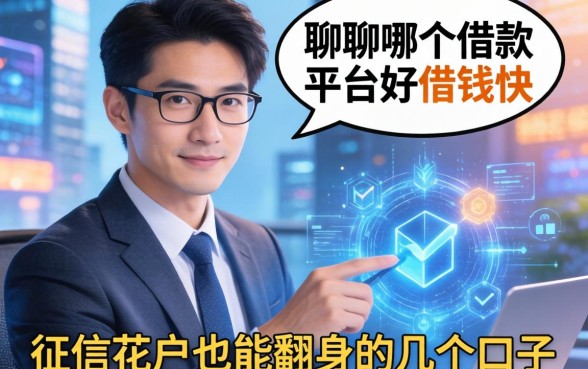 聊聊哪个借款平台好借钱快：征信花户也能翻身的几个口子