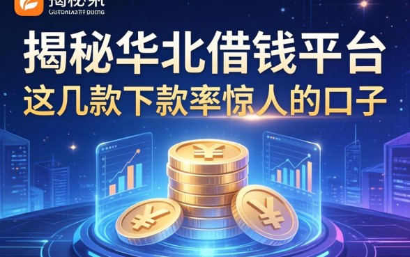 揭秘华北借钱平台：这几款下款率惊人的口子
