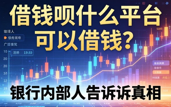 借钱呗什么平台可以借钱？银行内部人告诉你真相