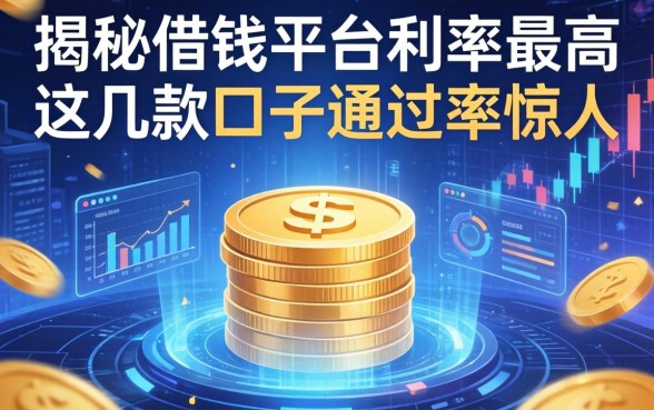 揭秘借钱平台利率最高，这几款口子通过率惊人