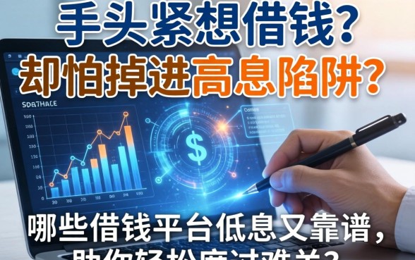 手头紧想借钱却怕掉进高息陷阱？哪些借钱平台低息又靠谱，助你轻松度过难关？