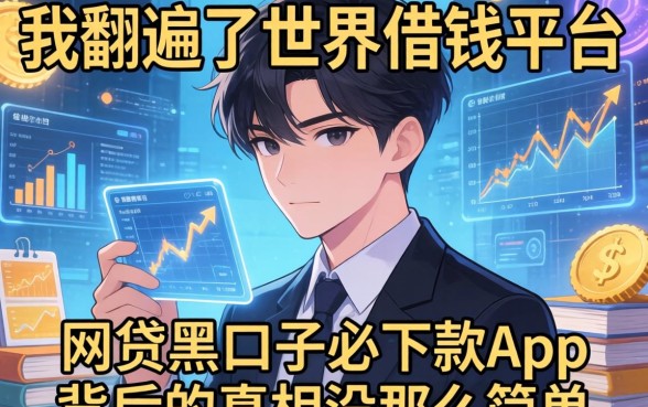 我翻遍了世界借钱平台，发现网贷黑口子必下款app背后的真相没那么简单