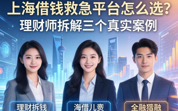 上海借钱救急平台怎么选？理财师拆解三个真实案例