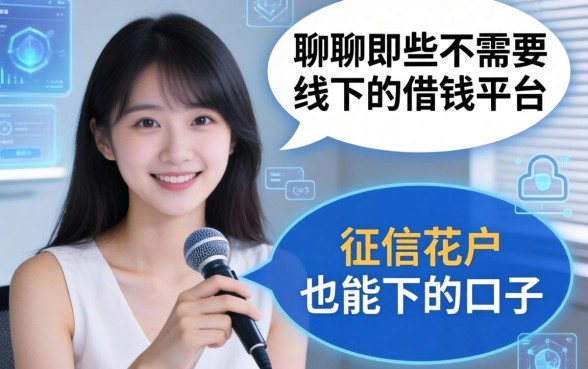 聊聊那些不需要线下的借钱平台，征信花户也能下的口子