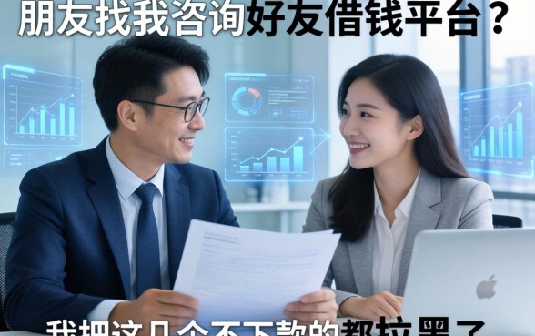 朋友找我咨询好友借钱平台，我把这几个不下款的都拉黑了
