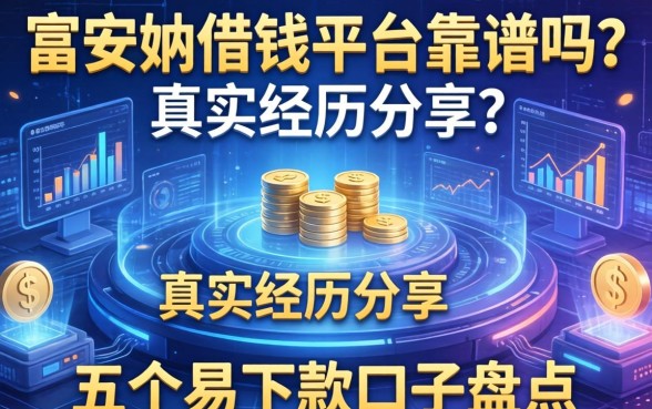 富安娜借钱平台靠谱吗？真实经历分享与五个易下款口子盘点