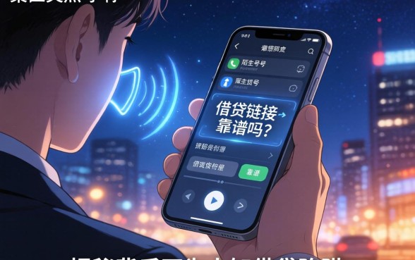 深夜手机突然响起，陌生号码发来的借钱链接靠谱吗？揭秘背后不为人知的借贷陷阱
