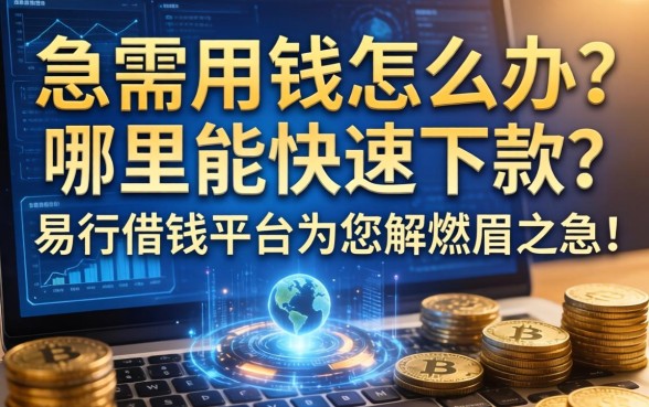 急需用钱怎么办？哪里能快速下款？易行借钱平台为您解燃眉之急！