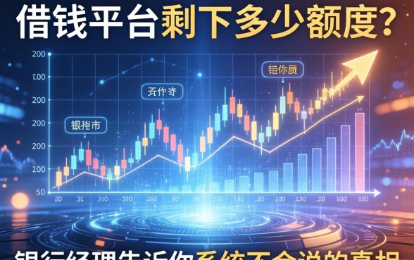 借钱平台剩下多少额度？银行经理告诉你系统不会说的真相