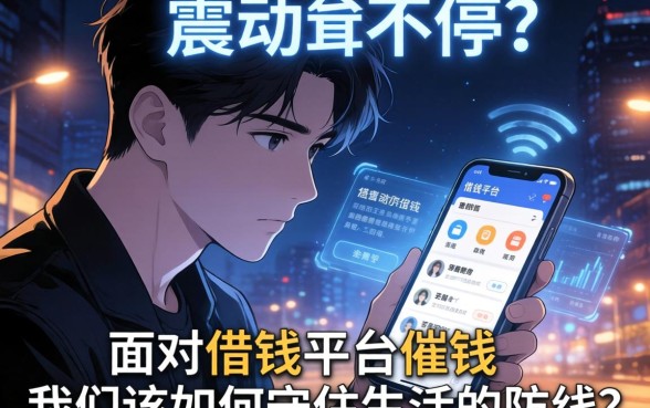 深夜手机震动不停？面对借钱平台催钱，我们该如何守住生活的防线？