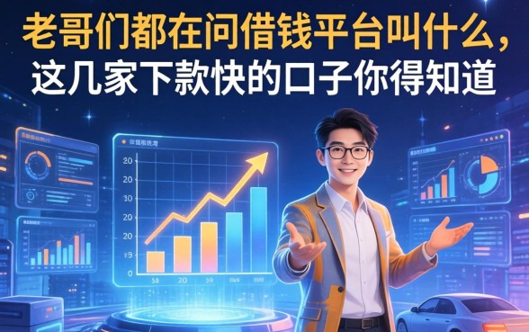 老哥们都在问借钱平台叫什么，这几家下款快的口子你得知道