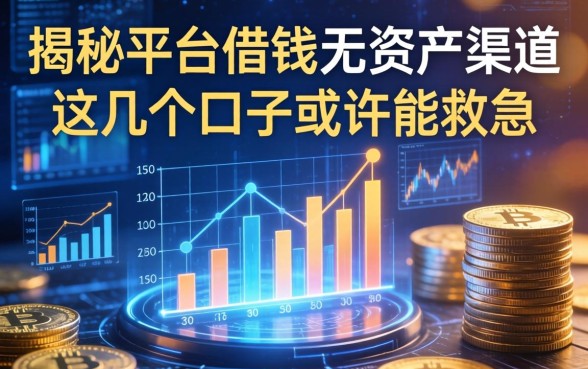 揭秘平台借钱无资产渠道，这几个口子或许能救急