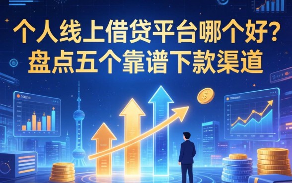 个人线上借钱平台哪个好？盘点五个靠谱下款渠道