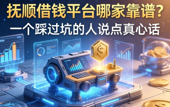 抚顺借钱平台哪家靠谱？一个踩过坑的人说点真心话