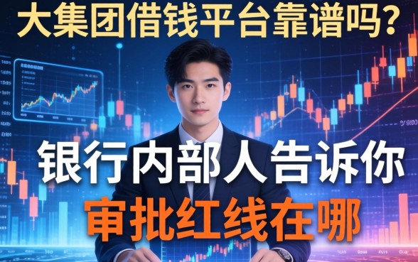 大集团借钱平台靠谱吗?银行内部人告诉你审批红线在哪