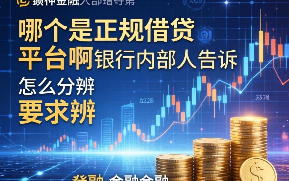 哪个是正规借钱平台啊？银行内部人告诉你怎么分辨