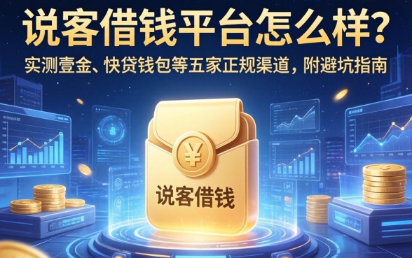 说客借钱平台怎么样？实测壹金、快贷钱包等五家正规渠道，附避坑指南