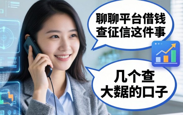 聊聊平台借钱查征信这件事，分享几个不查大数据的口子