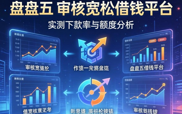 盘点五个审核宽松的借钱平台，实测下款率与额度分析