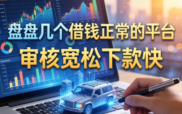 盘点几个借钱正常的平台，审核宽松下款快
