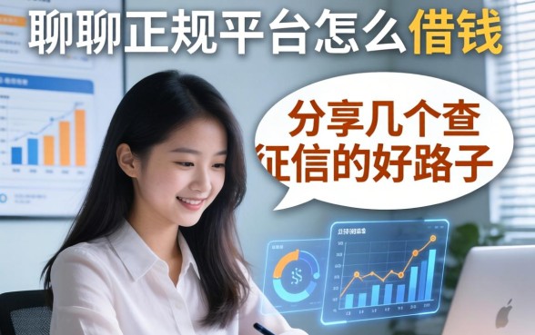 聊聊正规平台怎么借钱，分享几个不查征信的好路子