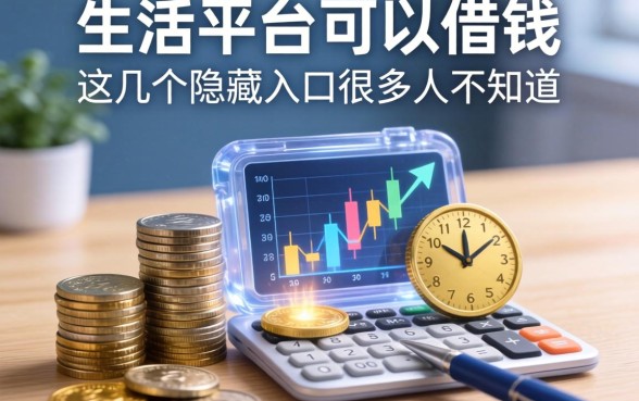生活平台可以借钱，这几个隐藏入口很多人不知道