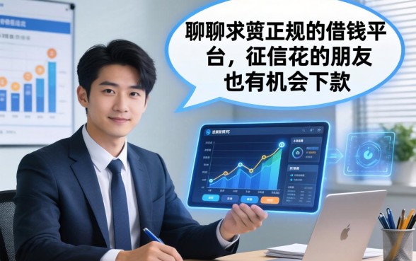 聊聊那些正规的借钱平台，征信花的朋友也有机会下款