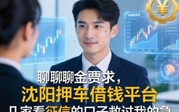 聊聊沈阳押车借钱平台，这几家不看征信的口子救过我的急