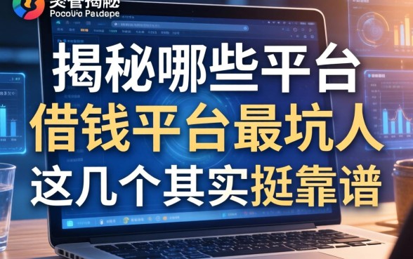 揭秘哪些平台借钱平台最坑人，这几个其实挺靠谱