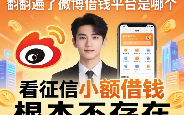 我翻遍了微博借钱平台是哪个，发现不看征信小额借钱的软件根本不存在