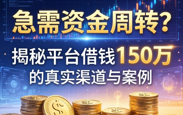 急需资金周转？揭秘平台借钱150万的真实渠道与案例