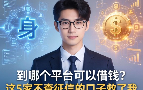 亲身经历分享：到哪个平台可以借钱？这5家不查征信的口子救了我