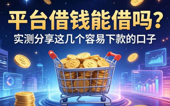 平台借钱能借吗？实测分享这几个容易下款的口子