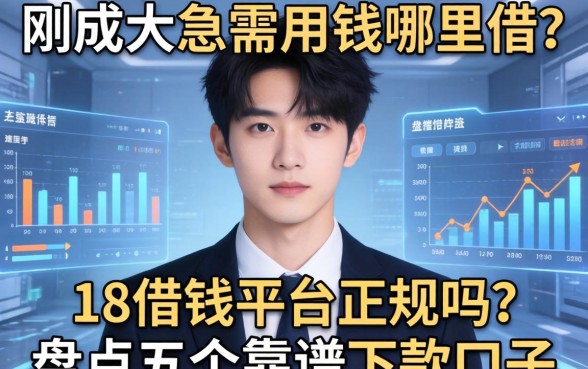 刚成年急需用钱哪里借？18借钱平台正规吗？盘点五个靠谱下款口子