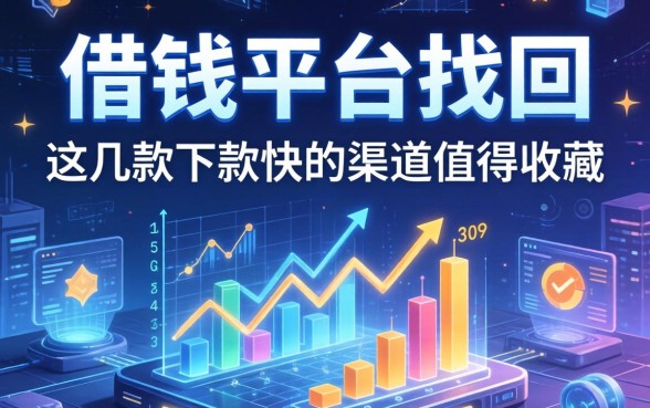 借钱平台找回：这几款下款快的渠道值得收藏