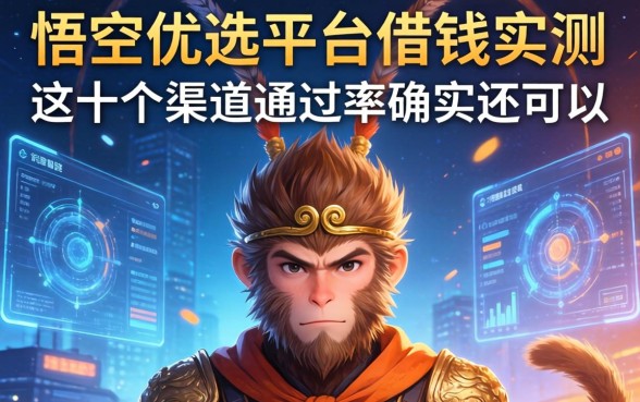 悟空优选平台借钱实测：这十个渠道通过率确实还可以