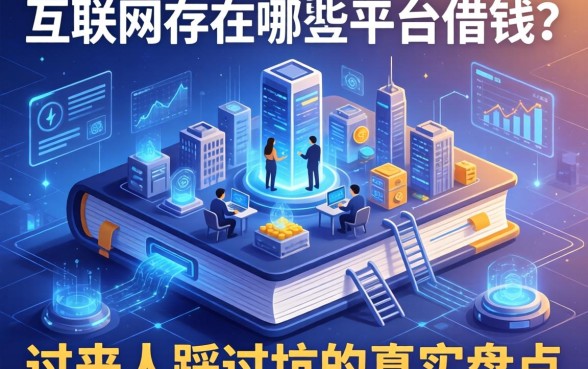 互联网存在哪些平台借钱？一个过来人踩过坑的真实盘点