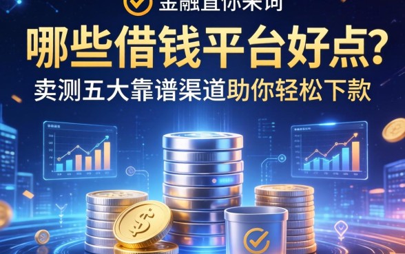 哪些借钱平台好点？实测五大靠谱渠道助你轻松下款