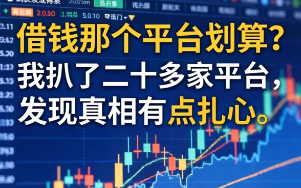 借钱那个平台划算？我扒了二十多家平台，发现真相有点扎心