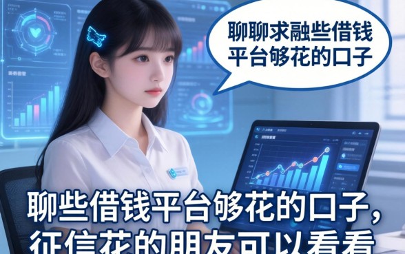 聊聊那些借钱平台够花的口子，征信花的朋友可以看看