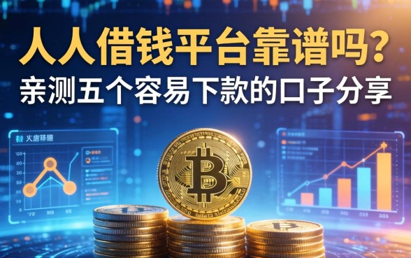 人人借钱平台靠谱吗？亲测五个容易下款的口子分享