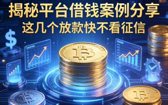 揭秘平台借钱案例分享，这几个放款快不看征信