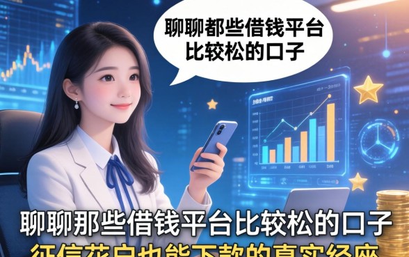 聊聊那些借钱平台比较松的口子，征信花户也能下款的真实经历